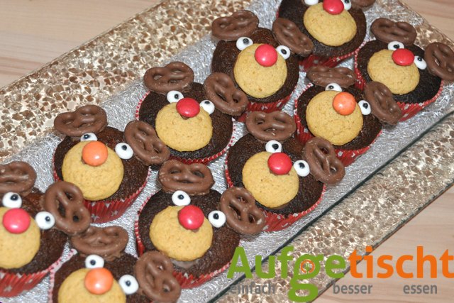 Rudolph the red nosed reindeer... Weihnachtsmuffins mal anders - weihnachtsmuffins3 - 7