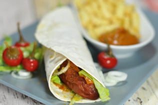 Würzige Curry Krainer Wraps - currykrainerwrap2 - 10