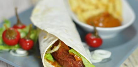 Würzige Curry Krainer Wraps - currykrainerwrap2 - 4