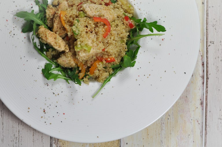 Quinoa Gemüsepfanne mit Hühnerfleisch - quinoa gemüsepfanne3 - 8