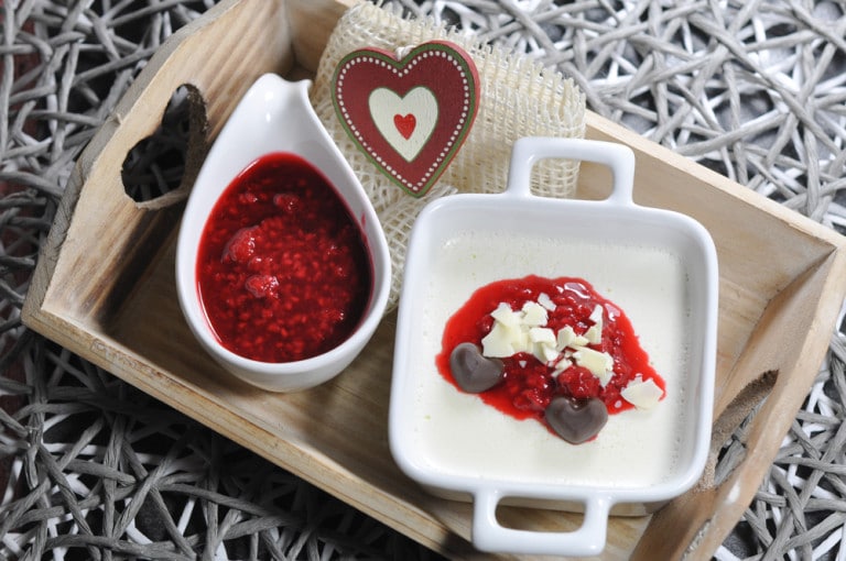 Panna cotta Rezept mit fruchtigen Himbeeren - pannacotta - 5