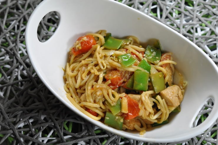 Asiatischer Gemüse Wok vom Grill - aufgetischt.net