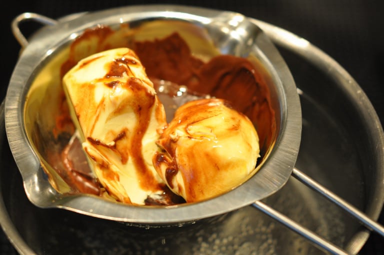 Saftiger Schokokuchen mit flüssigem Kern - schokokuchen - 11
