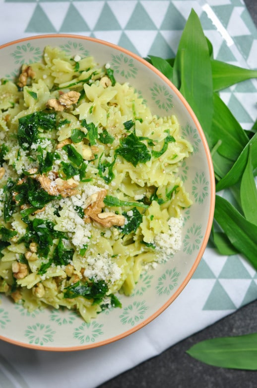 leckere Bärlauchpasta - So schnell geht Bärlauch Pasta 