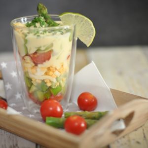 Sommerlicher Wurstsalat mit Spargel - spargel avocado salat - 8