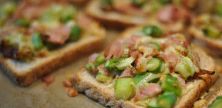 Spargeltoast der leckere Snack - spargeltoast - 2