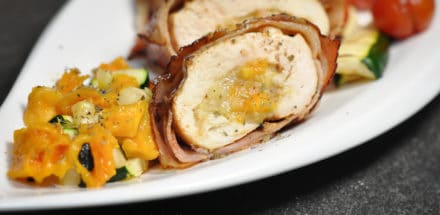 Gegrillte Hühnerbrust mit Bananen-Mango Fülle - hühnerbrust gefüllt 5 - 3