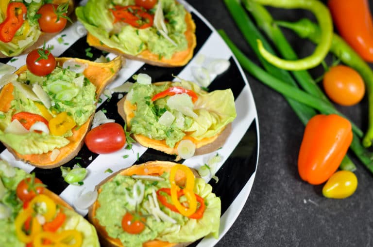 Süßkartoffeltoast mit cremiger Guacamole - süßkartoffel toast2 - 6