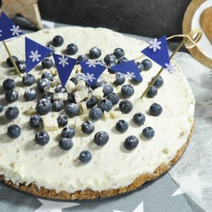 Low Carb Cheesecake mit Himbeeren - cheesecake white chocolate - 9