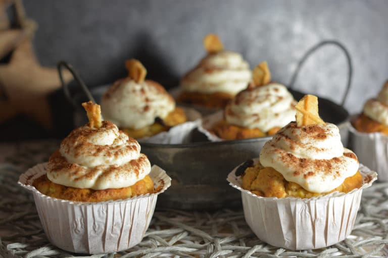 winterliche Bratapfel Cupcakes