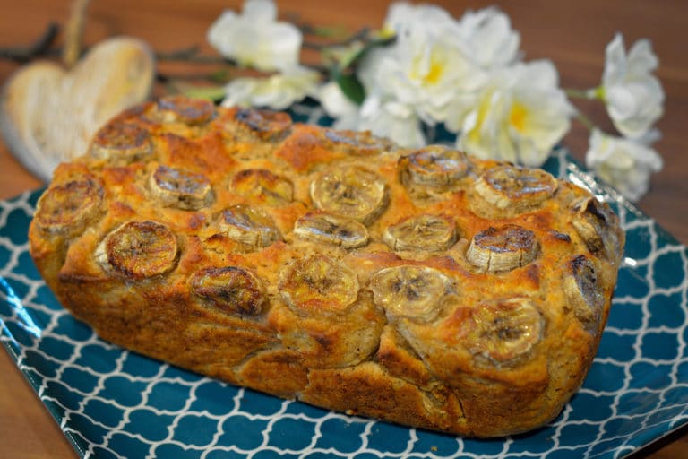 gebackenes Kokos Bananenbrot