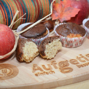 Herbstmuffins Apfel Nuss Schokolade