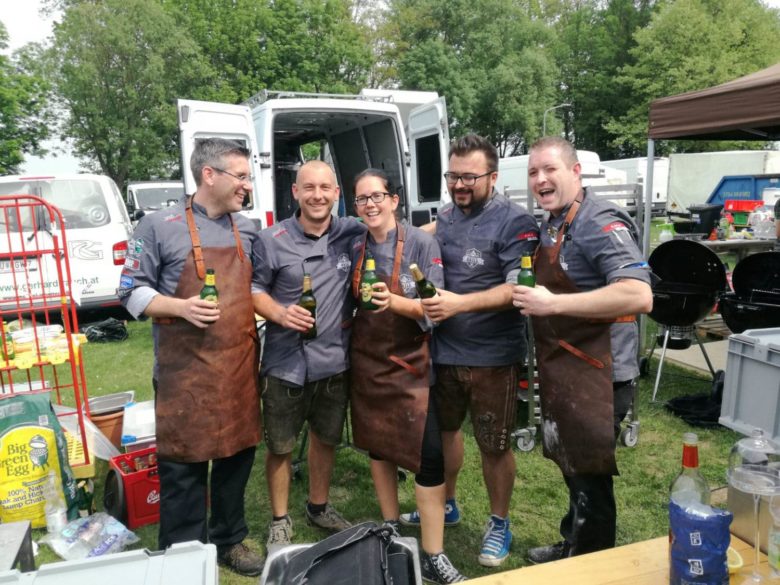 Unser Team Fresh off the Gril auf der Grill & BBQ Staatsmeisterschaft in Horn