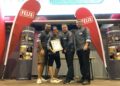Siegerehrung bei den Vienna BBQ Days mit Florian und Romana Hieß