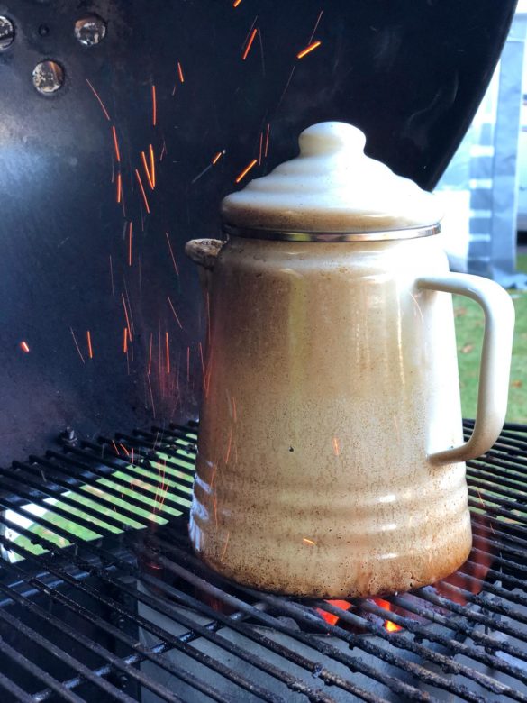 Kaffee vom grill