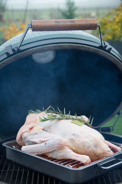 Gans im Big Green Egg