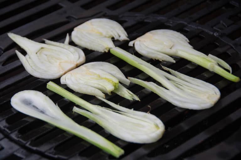 Fenchel Orangen Beilagen vom Grill
