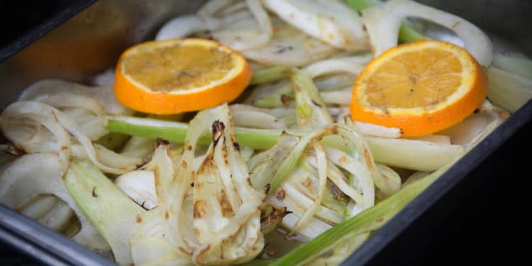 Orangen Fenchel Gemüse