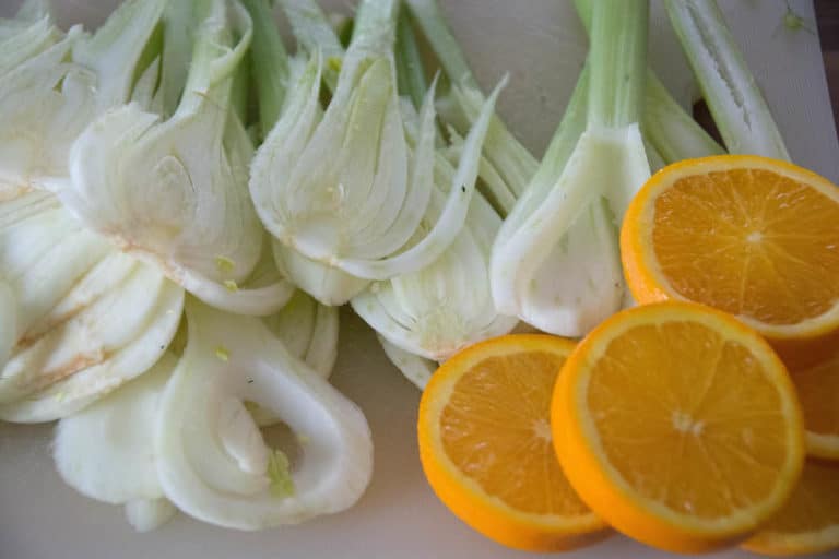 Orangen Fenchel Gemüse
