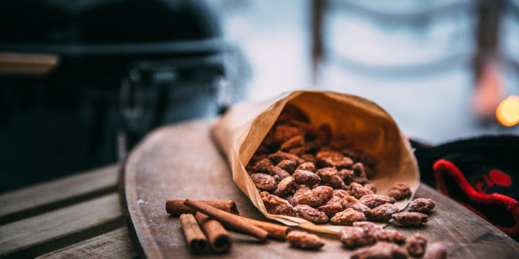 Gebrannte Mandeln vom Grill