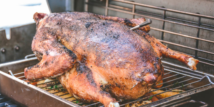 Gefüllte Weihnachtsgans vom Gasgrill - Rezept - Aufgetischt.net