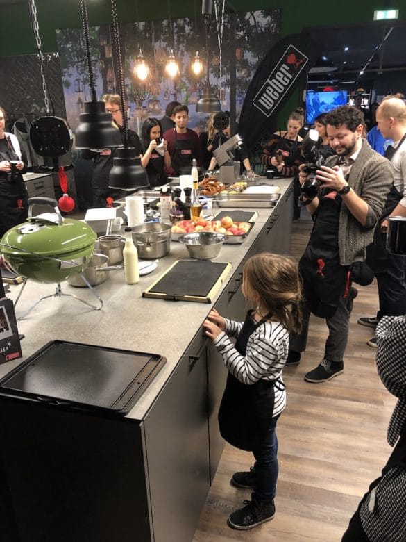 Wintergrillen im Weber Store