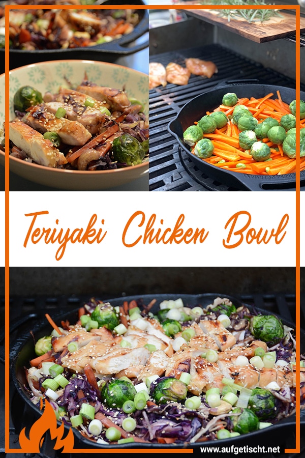 Farbenfrohe Teriyaki Chicken Bowl - teriyaki chicken bowl - 17