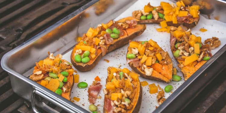 Überbackene Süßkartoffeln vom Grill - überbackene süßkartoffel 2 - 1