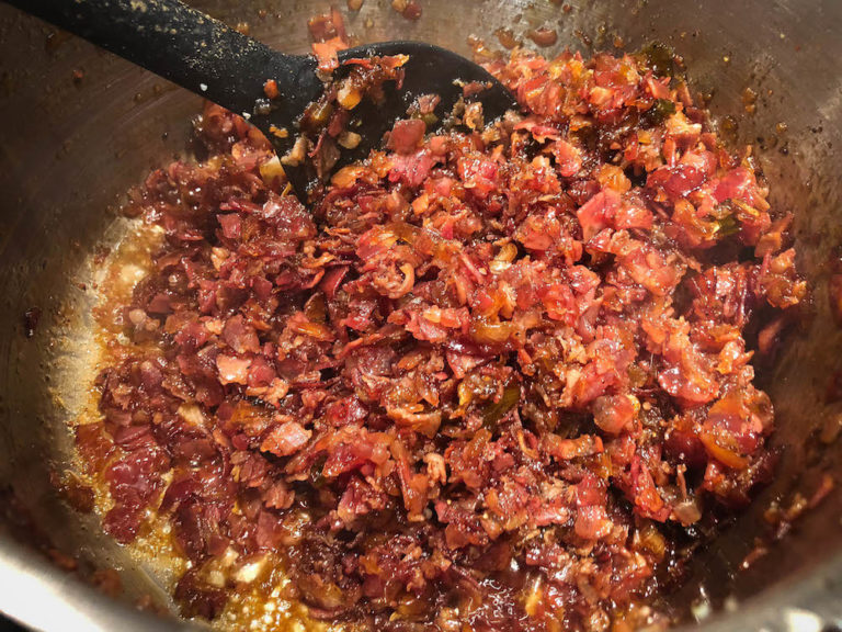 Bacon Jam - die crunchy Speckmarmelade mit Whisky - bacon jam 013 - 23