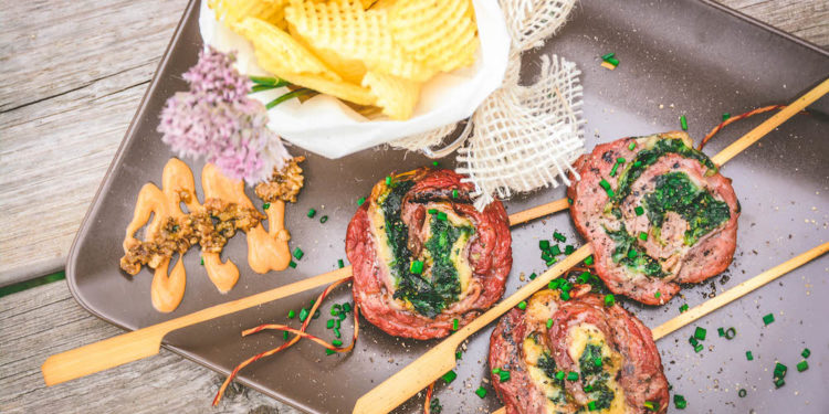 Gefüllte Flank Steak Pinwheels - flank steak pinwheels 017 - 1