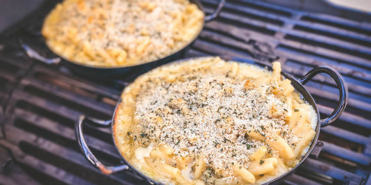 Leckere Mac n Cheese vom Grill