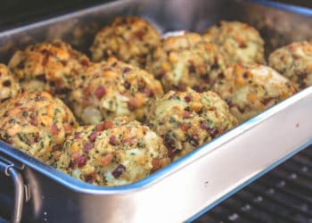 Geräucherte Tiroler Speckknödel aus dem Smoker