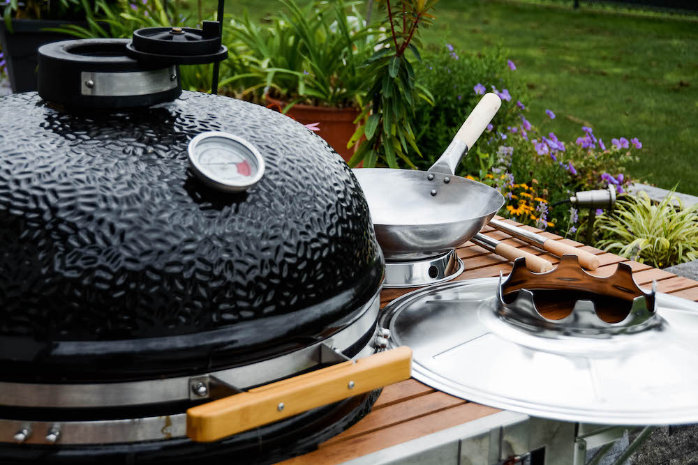 Wok vom Grill - lecker, leicht & abwechslungsreich unsere Asiapfanne - wok am keramikgrill 009 - 5