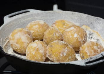 Kartoffeln mit Salzkruste vom Grill - "Papas arrugadas" - salzkartoffeln 021 - 11