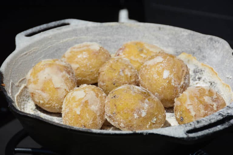 Kartoffeln mit Salzkruste vom Grill - "Papas arrugadas" - salzkartoffeln 021 - 19