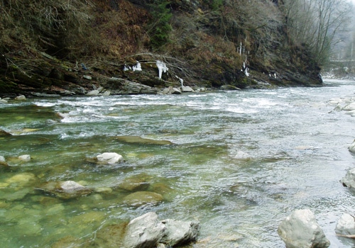 Salzach im oberer Bereich / Pongau