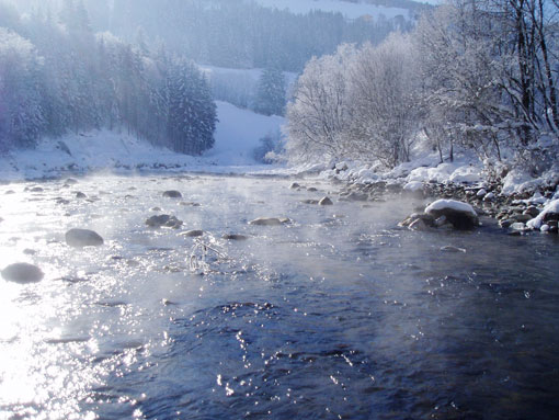 Salzach im oberer Bereich / Pongau