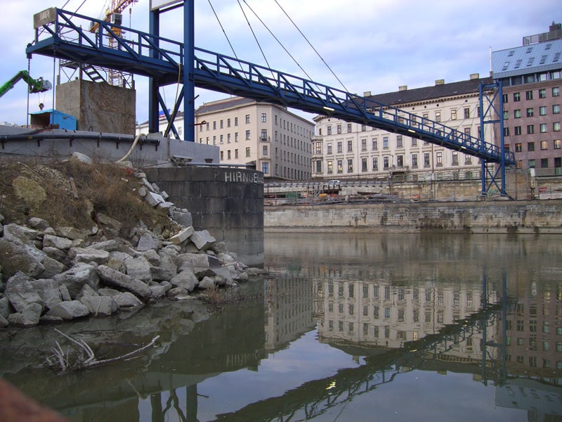 Kaiserbadschleuse Donaukanal Wien 