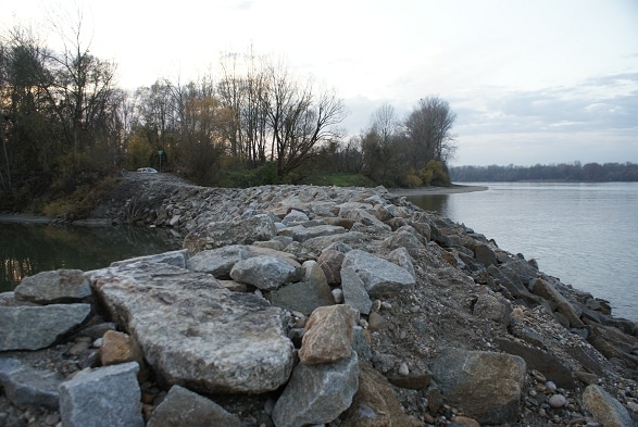 Angeln am Donau Wiesinger Wasser Enns