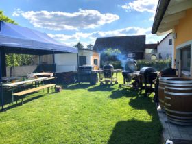 Grillparty im Garten