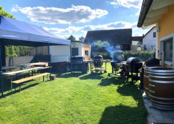 Grillparty im Garten