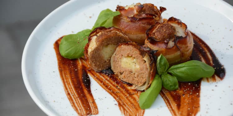 geräucherte Onion Cheddar Moinkballs