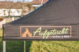 Das perfekte Faltzelt für Bewerbe, Grillkurse und Caterings - grillpavillon grillzelt 06 - 2