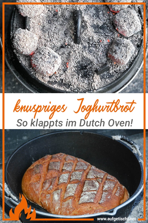 knuspriges Joghurtbrot aus dem Dutch Oven 