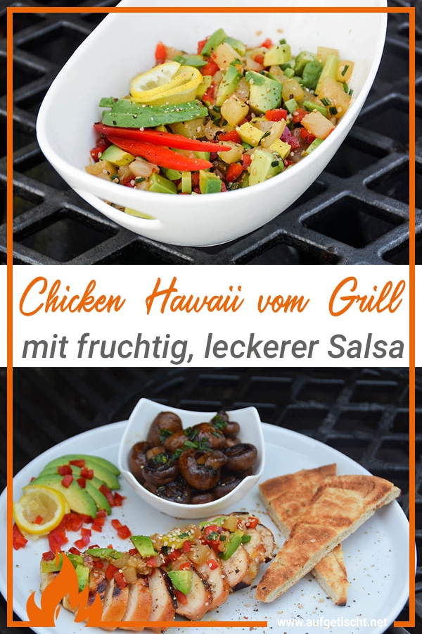 Chicken Hawaii vom Grill auf Pinterest pinnen 