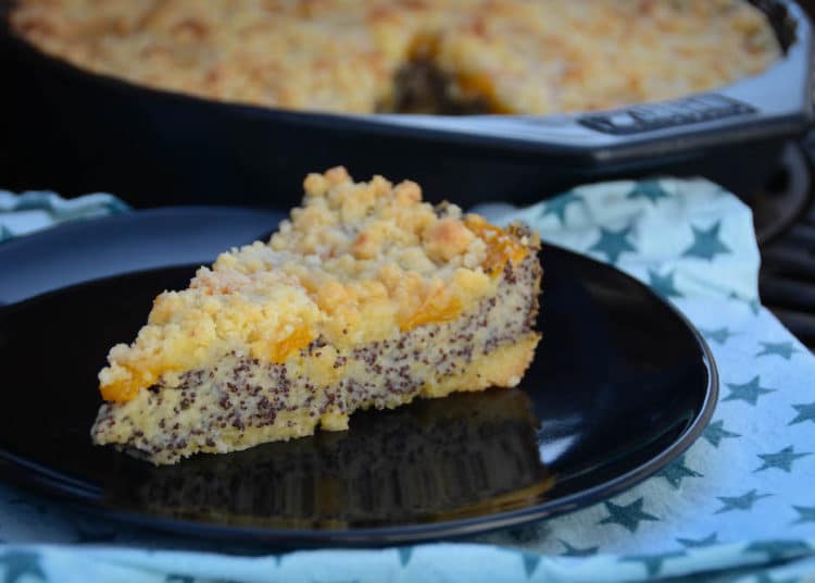 Rezept: Mohn Pudding Crumble vom Grill | aufgetischt.net Rezept: Mohn Pudding Crumble vom Grill | aufgetischt.net