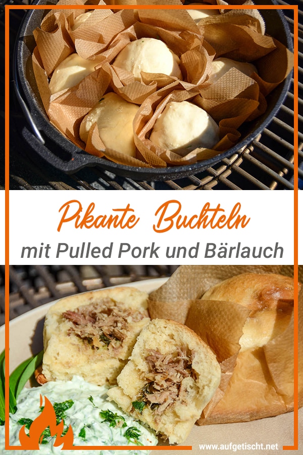 Pikante Buchteln mit Pulled Pork und Bärlauch auf Pinterest pinnen