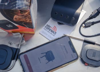 Eines der aktuellsten Grillthermometer - das Weber Connect Grilling Hub