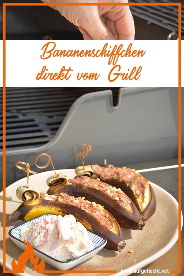 Bananenschiffchen vom Grill auf Pinterest pinnen