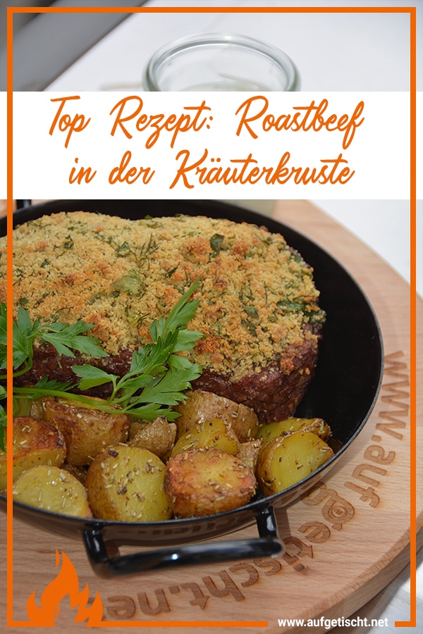 Roastbeef in der Kräuterkruste auf Pinterest pinnen